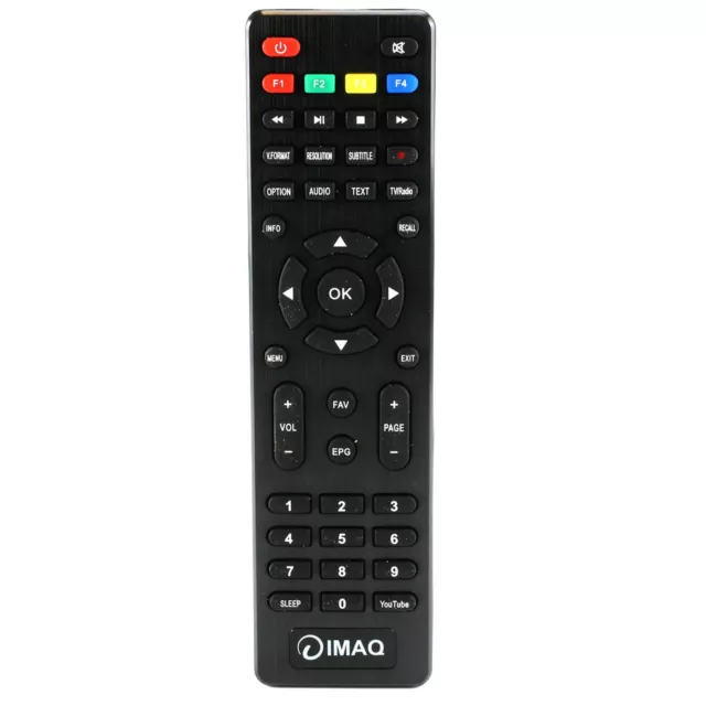 Original Fernbedienung für Vizyon / Imaq 820 und 830 IPTV BOX schwarz Neu