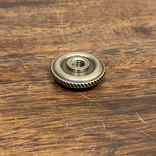 Record No 9 1/2 Plane Brass Adjustment Screw. Original Vintage Spare.