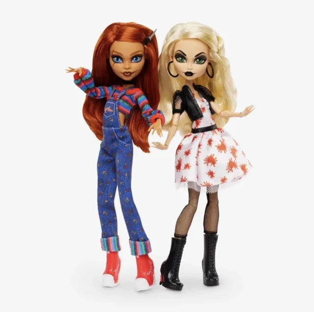 Monster High Mattel Chucky and Tiffany Skullector Doll 2023 free shipping