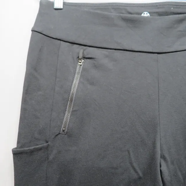 WOMENS MEMBERS MARK 7/8 Active Moto Pocket Legging XL Black Yoga Pants  £19.07 - PicClick UK