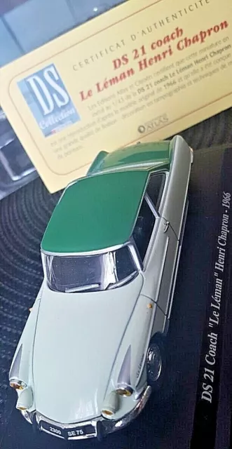 CITROËN DS 21 COACH " Le Léman " Henri Chapron 1966 - UH / ATLAS - 1/43