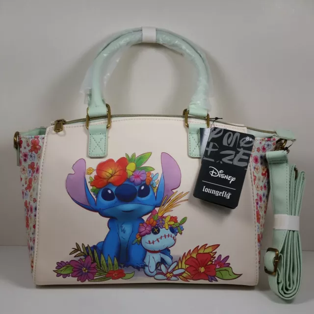 Loungefly disney lilo & stitch dark blue satchel bag 2025