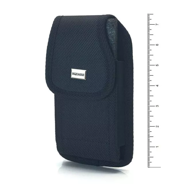 3Xl Rugged Cell Phone Vertical Pouch With Metal Clip And Belt Loop Holster 3