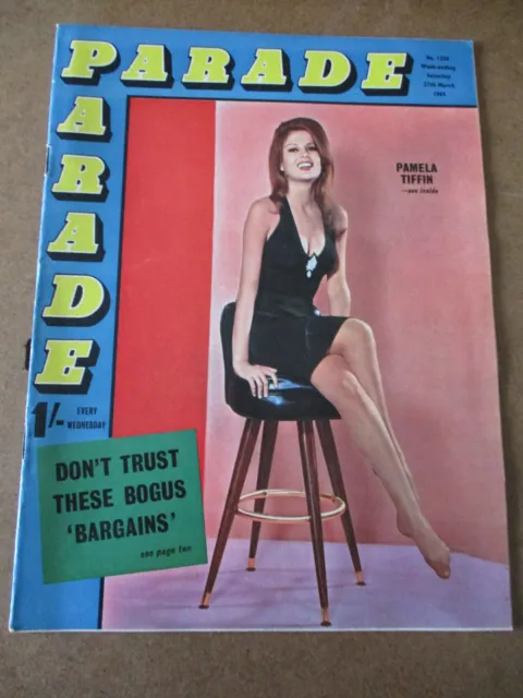 Parade  Magazine 27th  March  1965 Pamela Tiffin  Cover