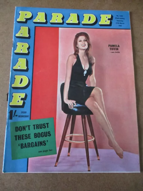 Parade Magazine 27th March 1965 Pamela Tiffin Cover Parade Magazine 27th March 1965 Pamela Tiffin Cover