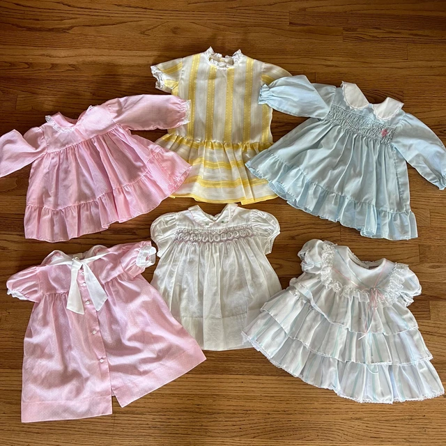 Vintage Girls Dress Lot 50s 60s 70s 80s