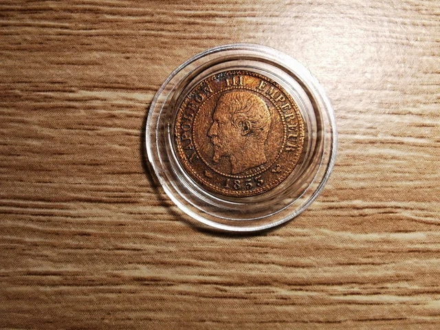 Un 1 Centime 1853 W Napoléon III tête nue, Monnaie pièce franc
