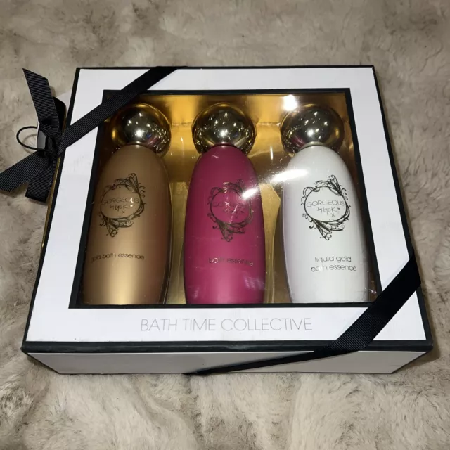 New! Gorgeous by Gok Bath Time Collective Giftset 3 X 200 ml