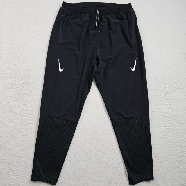 Nike Dri-Fit Swift Mens Running Tights CZ8835-010 Black-Size