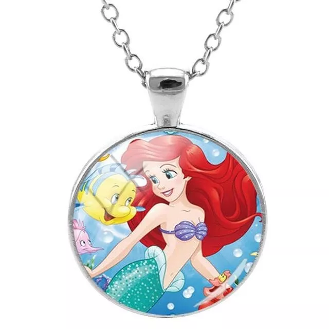 DISNEY'S THE LITTLE Mermaid Princess Ariel With Flounder Smiling Cute ...
