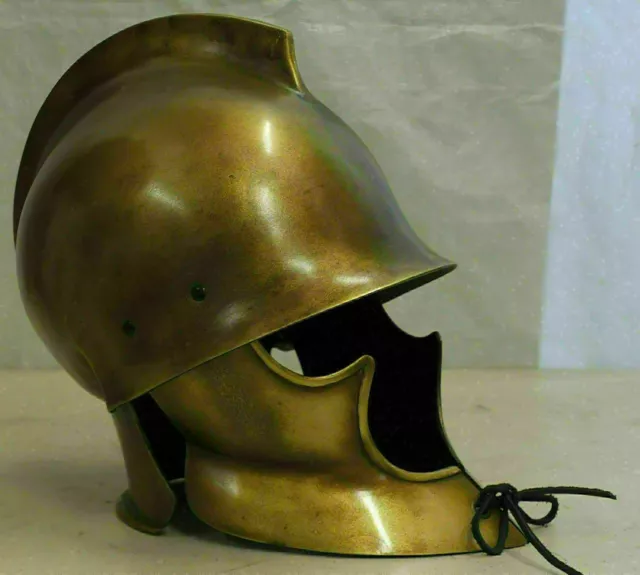 Medieval Larp Helmet Greek Roman Spartan Corinthian Cosplay antique Halloween