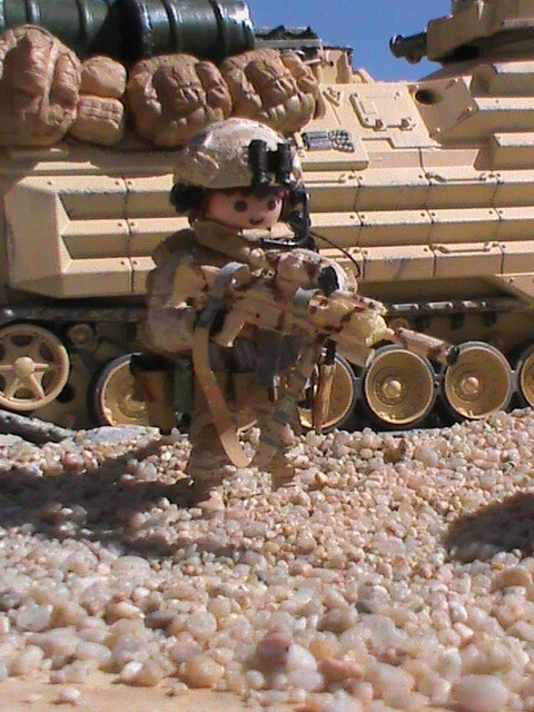 PLAYMOBIL CUSTOM US Navy Seal (Fran.) Unif.acu(Afganistan-2015) Ref-0185 Bis EUR 60,00 - ES