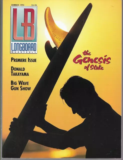 LONGBOARD Quarterly Magazine Summer 1993 - Premiere Issue - LIKE NEW - No Label