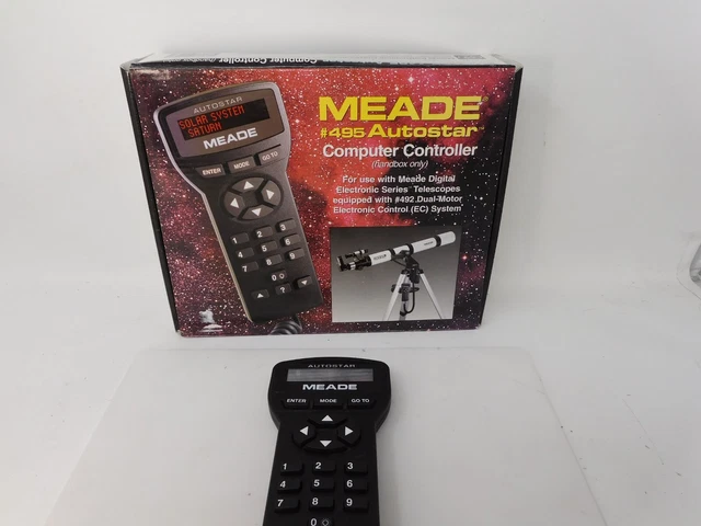 Controlador de mano Meade 495 Autostar - sin cable