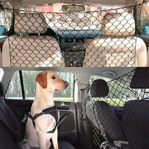 Diviseur de Pièce en Filet Élastique pour Voiture Camper SUV Transport Chiens Et