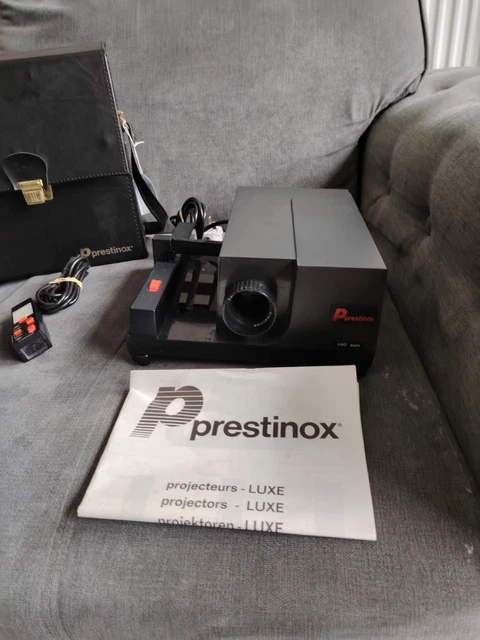 VINTAGE PRESTINOX 680 Auto Photo Slide Projector, Remote, Case £26.72 ...
