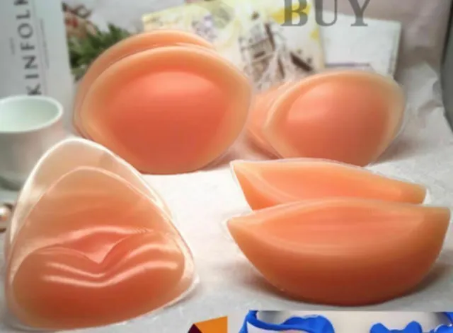 BRA REPLACEMENT INSERTS Push Up Silicone Breast Enhancers Silicone Push Up  Pads £9.09 - PicClick UK