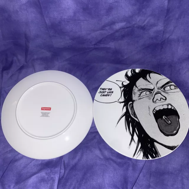 New Supreme x Akira Pill Ceramic Plate Katsuhiro Otomo F/W 2017  Set For Sale