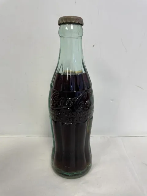 Coke 6oz COCA-COLA Bottle Full Unopened, GASTONIA NC RARE! D-105529