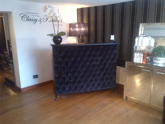 Reception Desk with padded front - other colours and fabrics available