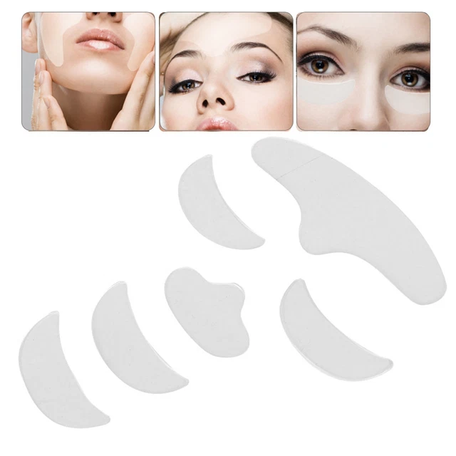 6 pz tappetino antirughe in silicone riutilizzabile patch antirughe per viso BST