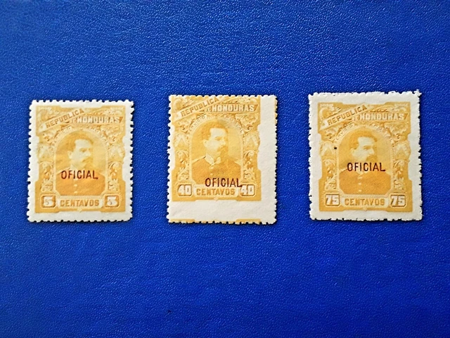 Republik Honduras - Offiziell 5, 40 & 75 Centavos - Siehe Fotos