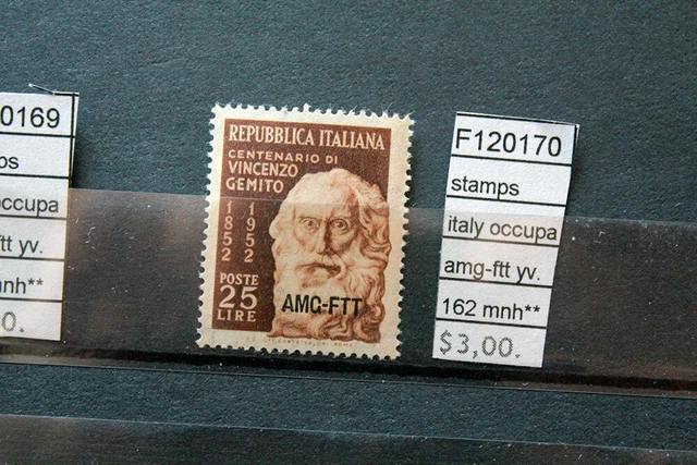 Stamps Italy Occupation Amg-Ftt Yvert N°162 Mnh** (F120170)