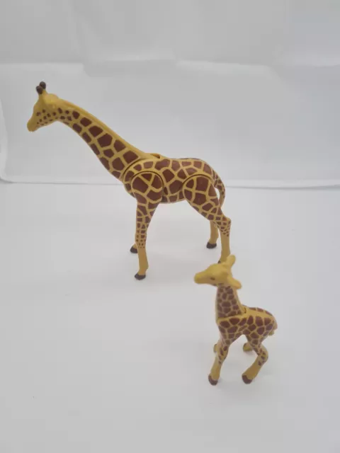 PLAYMOBIL 6640 - Giraffe mit Baby Kalb - Afrika Tierpark Zoo - SAMMLUNG - TOP -