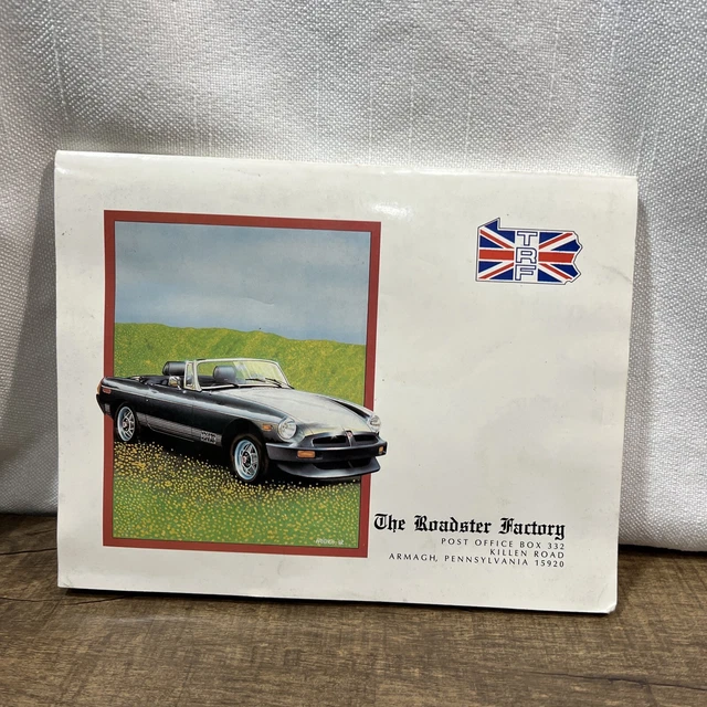 1994 MGB/MGBGT PRELIMINARY Spare Parts Catalogue from The Roadster