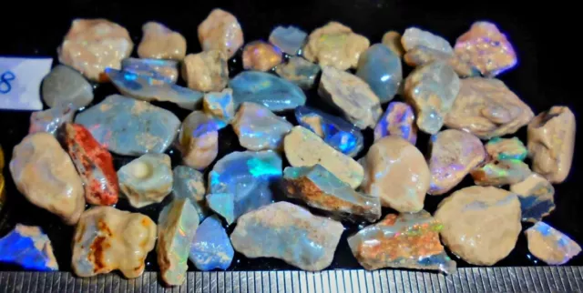 Rough OPAL Random 100ct Parcel Multiple colors Natural mined Earth Lightning TOP