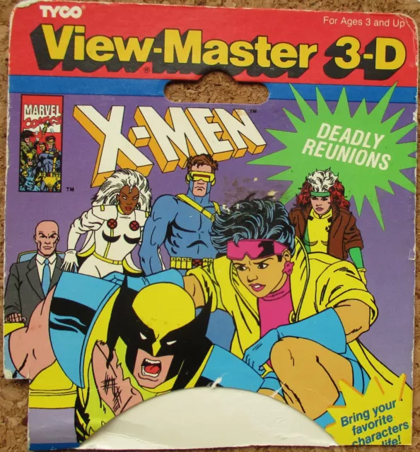 3 View-Master 3D Bildscheiben - X-Men | Deadly Reunions