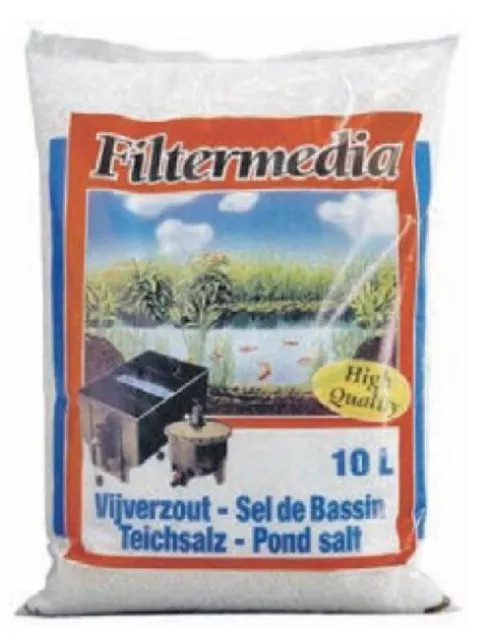 TEICHSALZ 10KG ODER 25kg gegen Stress, Parasiten, Pilze und Algen