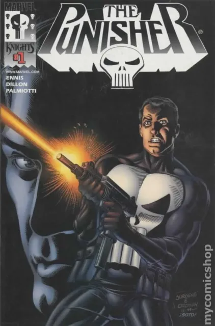 Punisher #1 (2000) Variant Vf/Nm Marvel Knights