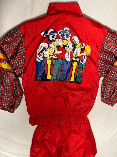 Vintage USA Made Mickey Minnie Mouse Kid’s Track Suit Size 14/16