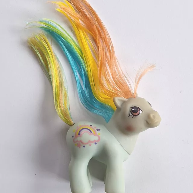 1984 My Little Pony G1 Sunribbon Rainbow Baby Ponies Hasbro MLP Figure