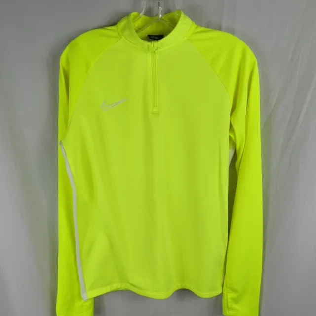 Nike Dri-FIT  youth girls size XL Neon 1/4 zip pullover shirt