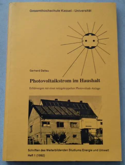 Gerhard Deltau - Photovoltaikstrom im Haushalt, Gesamthochschule Kassel
