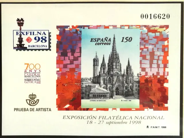 Spanien -  Block  72,  postfrisch, Sonderdruck, Auflage nur 55 000 Stück,