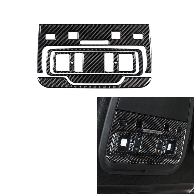 Serenophile Mustang Türgriffabdeckungen 2 Stück - Kohlefaser Finish Für Ford Mustang 2015-2022