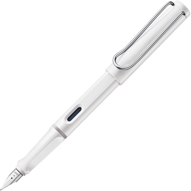 Lamy Safari Fountain Pen, White Barrel - Extra Fine Nib (L19WEEF)
