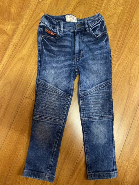 Lee Cooper Blue Adjustable Waist Denim Kids Toddler Jeans Size 3