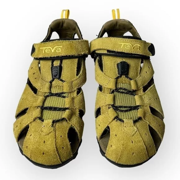 TEVA SUEDE DEACON Closed Toe Sandals 8 $47.25 - PicClick
