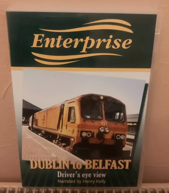 Enterprise Dublin To Belfast Drivers Eye View trains railwayana transport Irelan
