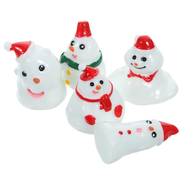 5pcs Lovely Resin Adorable Miniature Cartoon Micro Landscape Decor