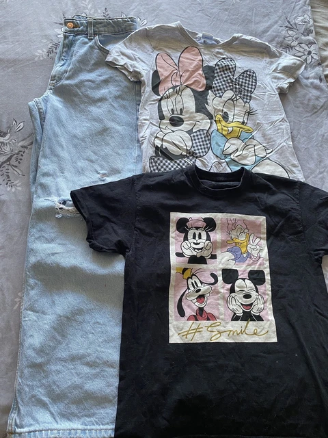 Girls Clothes Bundle 11-12 Years Excellent Condition Boyfriend Jeans Disney Tops