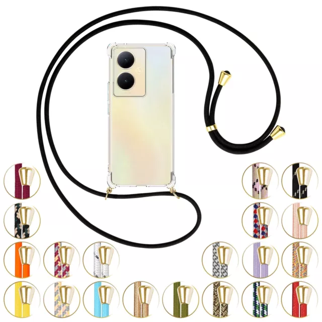 Collar (O) para vivo Y78 5G, Y78 Plus 5G, V29 Lite 5G Funda con Cuerda Cadena