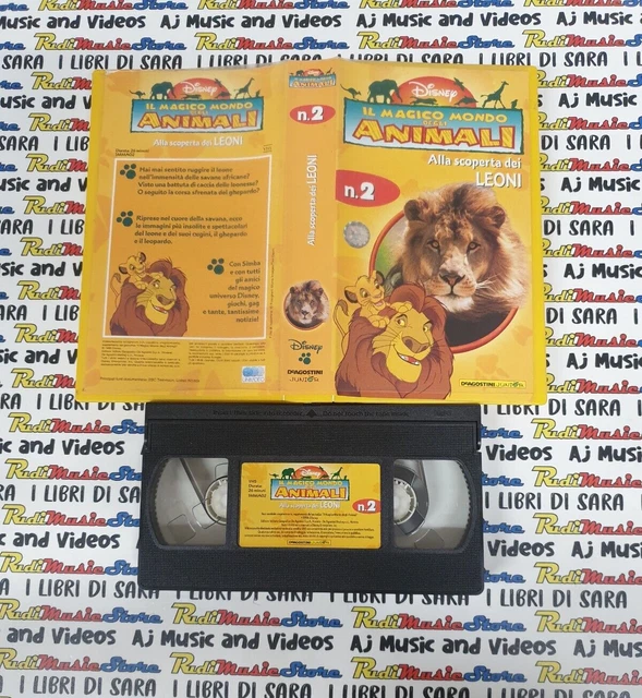 VHS*FILM IL MAGICO MONDO DEGLI ANIMALI Alla scoperta dei leoni n 2 DISNEY (F73) EUR 2,99 VHS*FILM IL MAGICO MONDO DEGLI ANIMALI Alla scoperta dei leoni n 2 DISNEY (F73) EUR 2,99