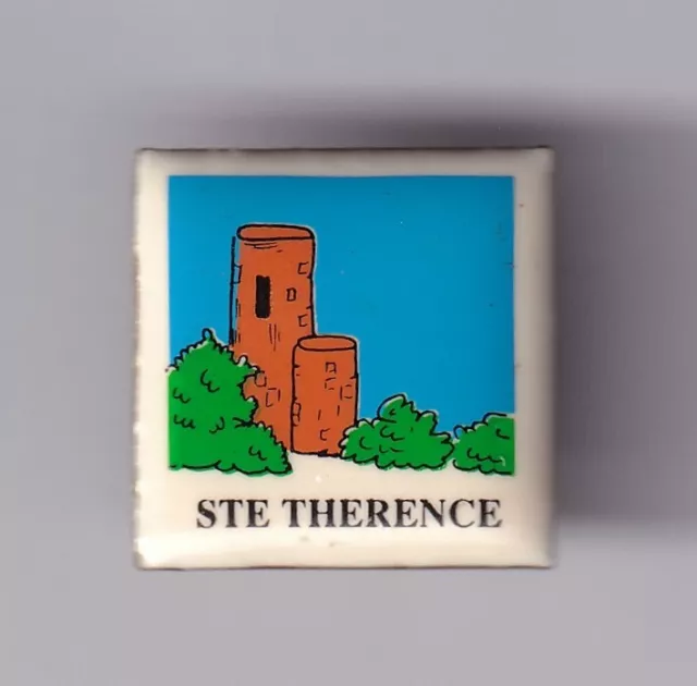 Rare Pins Pin's .. Tourisme Chateau Castle De L'ours Sainte Therence 03 ~Ez