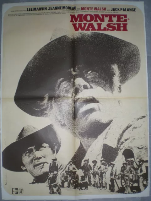 MONTE WALSH Fraker LEE MARVIN Jeanne Moreau JACK PALANCE Western 60x80cm