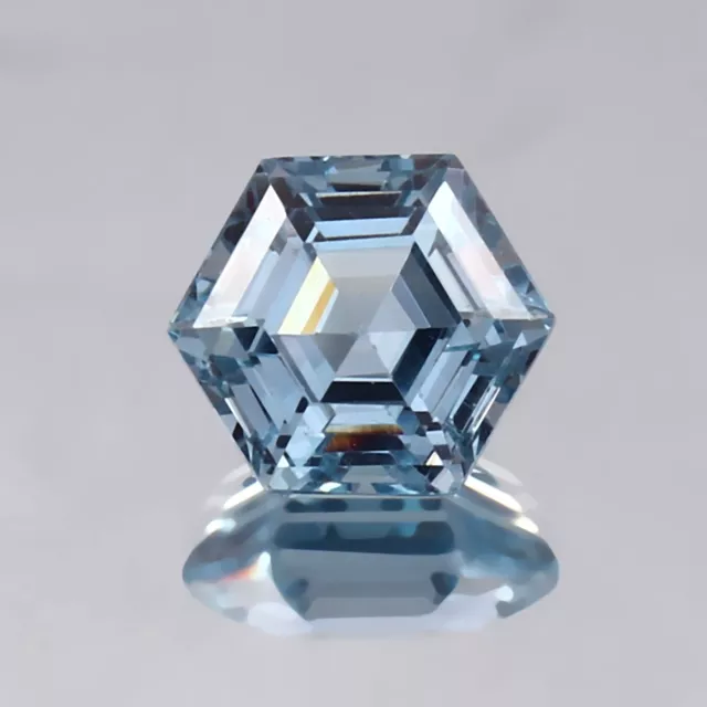 AAA Natural Flawless Brazilian Aquamarine Loose Hexagon Gemstone Cut 8x8 MM